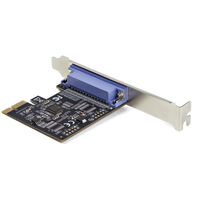 Startech.com パラレル1ポート増設 PCI Expressインターフェースカード/標準&ロープロファイル対応 PEX1P2 1個