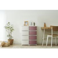 アイリスオーヤマ スリムチェスト ホワイト W309×D395×H810mm CLNー324 1台（直送品）