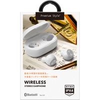 PGA Bluetooth(R) 5.0搭載 トゥルーワイヤレス ステレオイヤホン（大容量バッテリー内蔵） ホワイト（直送品）