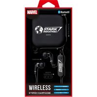 PGA Bluetooth(R) 4.1搭載 ワイヤレスステレオイヤホン シリコンポーチ付き [スターク・インダストリーズ/ブラック]（直送品）