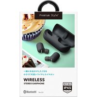 PGA Bluetooth(R) 5.0搭載 トゥルーワイヤレス ステレオイヤホン（コンパクト） ブラック PG-BTE9S01BK 1個（直送品）