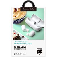 PGA Bluetooth(R) 5.0搭載 トゥルーワイヤレス ステレオイヤホン（コンパクト） ホワイト PG-BTE9S02WH 1個（直送品）