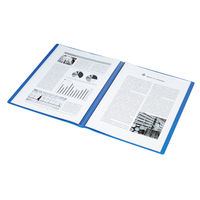 コクヨ クリヤーブック＜ベーシック＞ 固定式　A4タテ　10枚ポケット 青　ブルー ラ-B10B 1冊