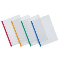 コクヨ　カラーレールクリヤーホルダー　A4タテ　約20枚収容　青　レール式クリアホルダー　フ-760NB　1冊