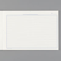 コクヨ 集計用紙 A4横 横罫幅6.5mm27行 50枚 シヨ-25 1冊