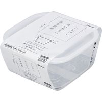 イノマタ化学 楽ちん スクエア630ml クリアーホワイト #1842 1個