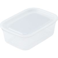 イノマタ化学 楽ちん 角型950ml クリアーホワイト #1844 1個