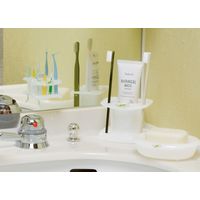 イノマタ化学 #2122 リーフ 歯ブラシスタンド ナチュラル 1個（直送品）