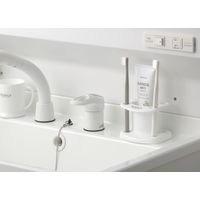 イノマタ化学 #2141 ビアンカ 歯ブラシスタンド ホワイト 1個（直送品）