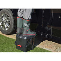 イノマタ化学 #3216 かしこいバケツ17L ブラック 1個