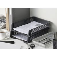 イノマタ化学 #4314 A4ラック ブラック 1個