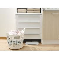 イノマタ化学 コモバスケットL ホワイト #4463 1個