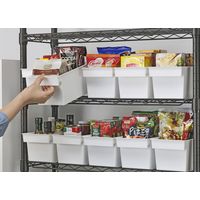 イノマタ化学 シンプルストレージ スリム ホワイト #4665 1個