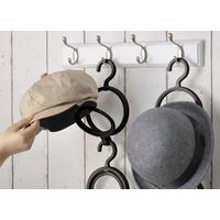 イノマタ化学 #6530 帽子ハンガー ブラック 1個