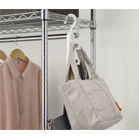 イノマタ化学 #6700 バッグハンガー ホワイト　1個（直送品）