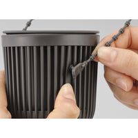 イノマタ化学 #7075 吊り鉢 ミニ ブラック 1個（直送品）