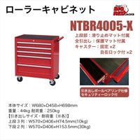 Big Red BIGRED ローラーキャビネット NTBR4005-X 1台（直送品）