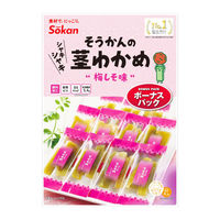壮関 ボーナスパック茎わかめ 梅しそ味 3袋 おつまみ