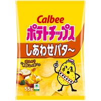 55gポテトチップスしあわせバタ～　 1セット（5袋）