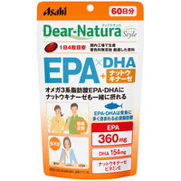 ディアナチュラ（Dear-Natura）スタイル　EPA×DHA・ナットウキナーゼ　1セット（60日分×2袋）　アサヒグループ食品