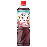 ミツカン 業務用フルーティス　りんご酢ローズヒップ＆カシス 1000ml 6倍濃縮タイプ 大容量　飲むお酢　リンゴ酢