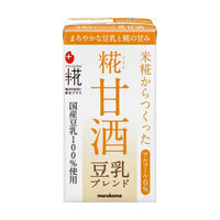 マルコメ プラス糀 米糀からつくった糀甘酒LL 豆乳ブレンド 125ml 1箱（18本入）