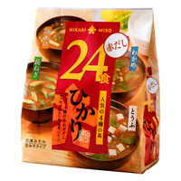 ひかり味噌 ひかり即席みそ汁赤だし 24食×3袋