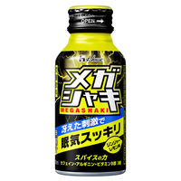 メガシャキ 冴えた刺激で眠気スッキリ ジンジャーレモン味 1セット（1本（100ml）×12） 炭酸飲料 ハウスウェルネスフーズ