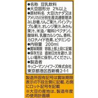 キッコーマン 豆乳飲料 フルーツミックス 200ml 1箱（18本入）
