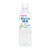 【0ヵ月頃から】WAKODO 和光堂 ベビーのじかん 赤ちゃんの純水 1セット（500ml×24本）