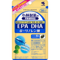 EPA DHA α‐リノレン酸  約30日分(180粒入り)【小林製薬の栄養補助食品】×2袋　サプリメント