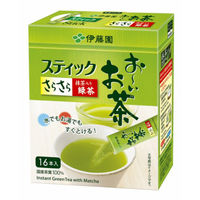 伊藤園 おーいお茶 さらさら抹茶入り緑茶 スティック 1セット（32本：16本入×2箱）