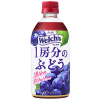 アサヒ飲料「Welch's」（ウェルチ）1房分のぶどう 470ml 1箱（24本入）