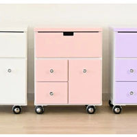 【軒先渡し】サン パルル コスメボックス 幅400×奥行355×高さ515ｍｍ ピンク 61173 1台（直送品）