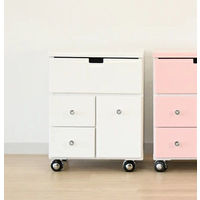 【軒先渡し】サン パルル コスメボックス 幅400×奥行355×高さ515ｍｍ ホワイト 61172 1台（直送品）