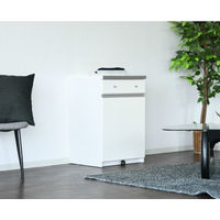 【軒先渡し】サン ワルツ ダストカウンター 53L 幅550×奥行450×高さ805ｍｍ ホワイト 89017 1台（直送品）