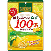 扇雀飴 はちみつとゆず100%のキャンデー 1セット（2袋入）