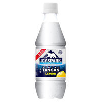 【炭酸水】　ICY SPARK from カナダドライ レモン 430ml 1箱(24本入)
