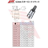 JTC 差込6.3mmスタービットソケットT25 JTC23725 1個（直送品）