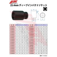 JTC 25.4mmディープインパクトソケット 25mm JTC849025 1個（直送品）