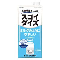 大塚食品 スゴイダイズ ミルクのようにやさしいミルク味 1000ml（栄養機能食品（ビタミンD）） 1箱（6本入）