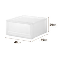 天馬 フィッツケース FC40-4020 クリア 110014854 1個（わけあり品）