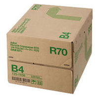 リサイクルコピーペーパーR70　白色度80％　B4　1箱（500枚入×5冊）　アスクル オリジナル（わけあり品）
