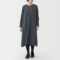 無印良品 レディース 婦人 足なり直角 かかとに合う リブ編みタイツ 婦人Ｌ 黒 良品計画