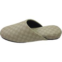 スリッパ 抗菌 高反発ウレタン センコー チェッカー柄 スリッパ 約26.5cm ベージュ 1足