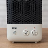 ライフオンプロダクツ 人感センサー付セラミックファンヒーター PR-WA023-OW 1台