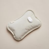 ライフオンプロダクツ カバーなしで使える 蓄熱式湯たんぽ アイボリー LCAWA007-IV 1台