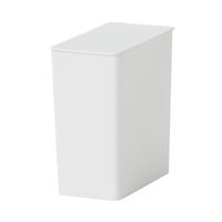 【まとめ買いセット】無印良品 ポリプロピレンごみ箱 角型 ミニ（約0.9L） 1セット（1個×12） 良品計画