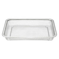 【まとめ買いセット】無印良品 ステンレスメッシュトレー 大 約幅27×奥行20.5×高さ4.5cm 1セット（1個×6） 良品計画