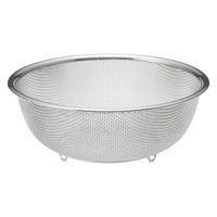 【まとめ買いセット】無印良品 ステンレス メッシュザル M 約直径19.5cm×高さ7.5cm 1セット（1個×6） 良品計画